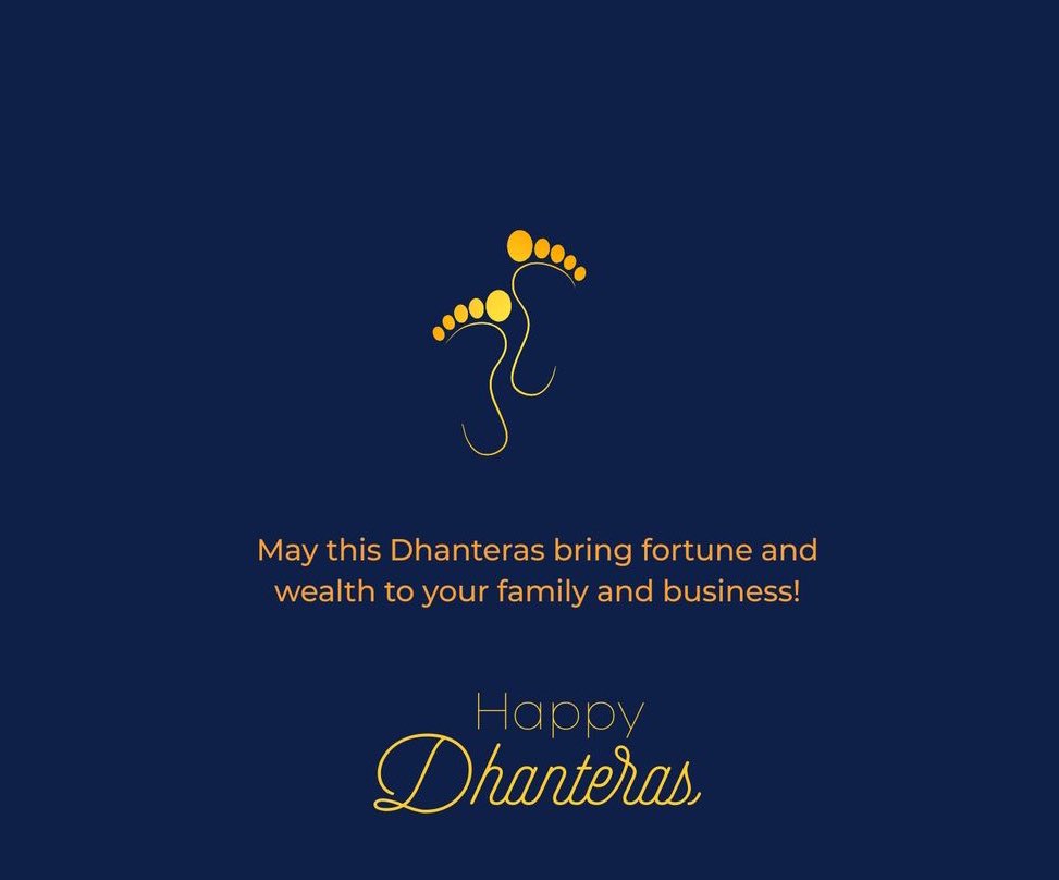 May the divine blessings of Dhanteras fill your life with love, happiness and endless prosperity. May the glow of diyas and the sounds of bells bring happiness and success to your life. Shubh Dhanteras🙏🏻❤️🧿

#HappyDhanteras #ShubhDhanteras #Dhanteras #UmarRiaz #UmarArmy