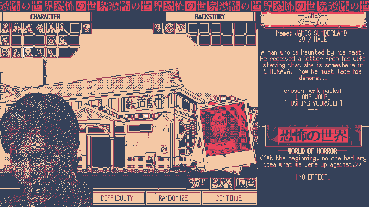 legendsk's tweet photo. Los mods de World of Horror. 🖤 https://t.co/crJv3bzNqv