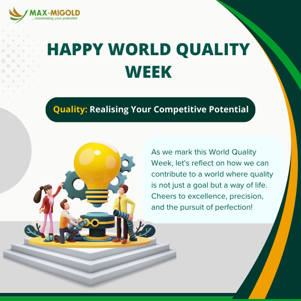 maxmigold's tweet photo. Quality isn't just a standard; it's a commitment to excellence. It's about continuous improvement, attention to detail, and the relentless pursuit of perfection.
#QualityExcellence
#WorldQualityWeek
#CommitmentToExcellence
#QualityMatters https://t.co/7t2pxE69TX