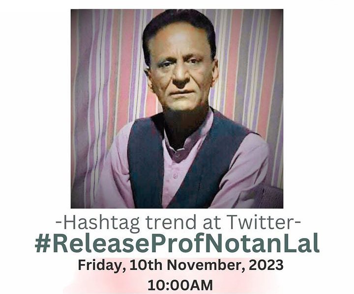 suchdev_muskan's tweet photo. Hindu professor from Ghotki, Sindh, has been incarcerated since 2019 on false charges of blasphemy
#Releaseprofnotanlal https://t.co/lYh1n67qG1