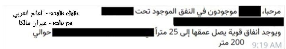 IsraelWarRoom's tweet photo. Sources in the Arab media report the cooperation of thousands of Gazans with the IDF in handing over locations of Hamas forces, locations of tunnels and IDF warehouses and launch sites.

The cooperation began after the IDF distributed leaflets calling for the provision of information about the location of the Israeli abductees while promising financial compensation and safety for informants.

The sources report that, most of the information transmitters do not demand money but safe passage for them and their families.

- Al-Alam Al-Arabi