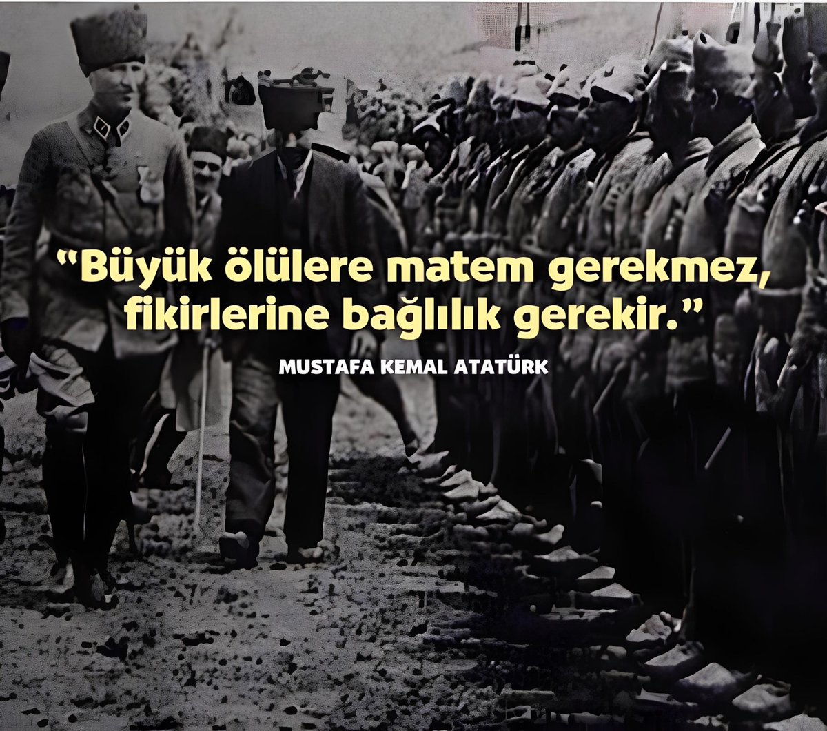 ilkayBIBER's tweet photo. Saygı, sevgi, minnet ve rahmetle anıyorum.
#10Kasim https://t.co/7TXqQ69hXj