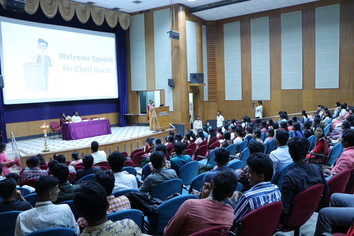 #GlobalBioIndia2023 roadshow at <a href="/ABLEST_SASTRA/">ABLEST</a>, JVC Auditorium, SASTRA University, Thanjavur. The event highlighted significant developments and advancements in the field of biotechnology, fostering an environment of collaboration and innovation.