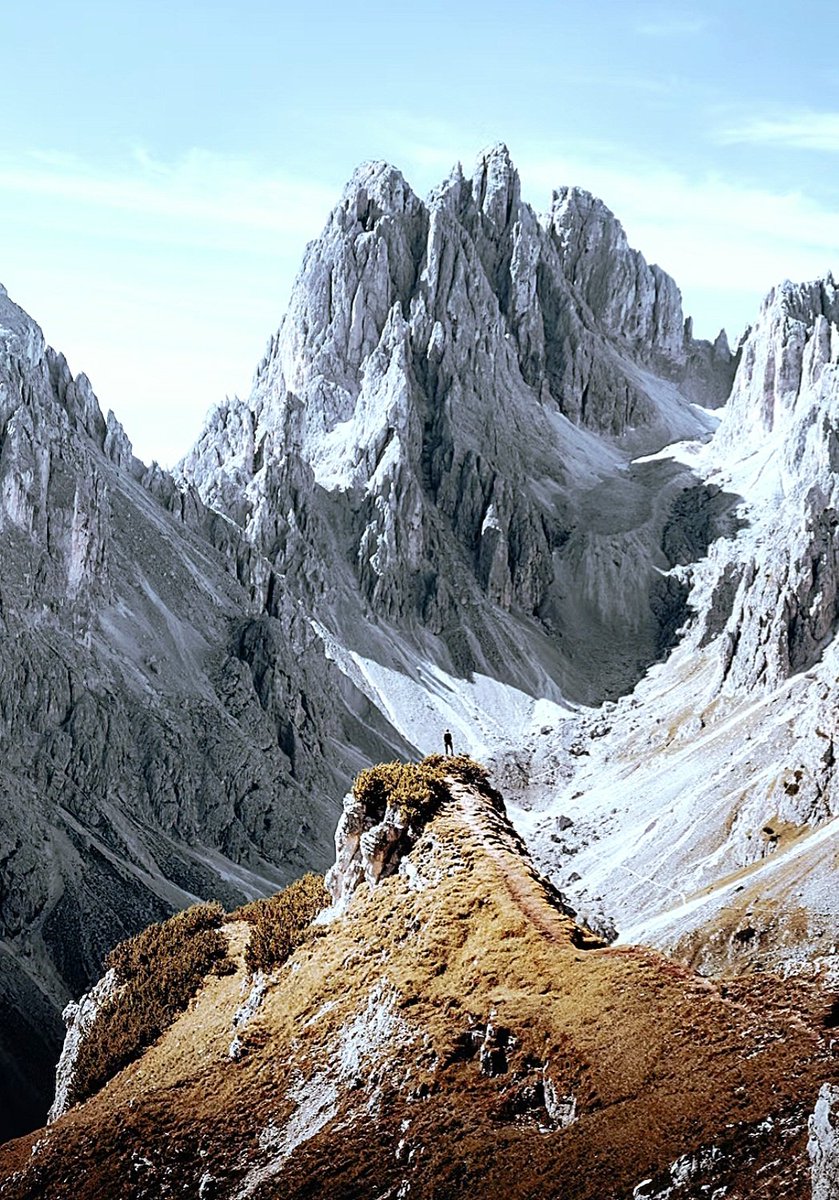 Pleated strands Mountain's hem Pierced by caves Tattooed by sun Opens my skin Divine portal Let it out to heal Boisterous winds Ruffling storm clouds Spluttering thunder Soul hides in the pauses Tumult of sights&sound Calm &centred Shape shifter I am Broken Rebuilt by water &dust