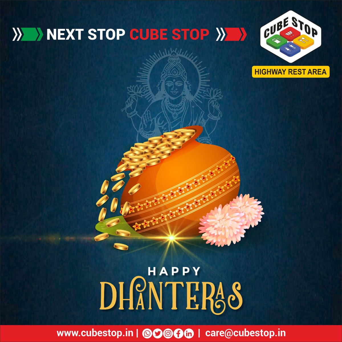 cubestopindia's tweet image. Cube Stop wishes you a Dhanteras full of blessings, happiness, and hearty meals. Let's celebrate together on this auspicious day!

#cubestop #DhanterasDelights #dhanterascelebration #dhanterascelebration #HappyDhanteras