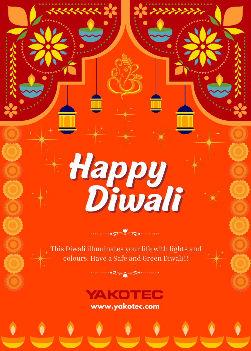 📷 Wishing you a Diwali filled with joy, prosperity, and the glow of success! 📷
📷 May this festival of lights illuminate your path to new heights. 📷
Happy Diwali from Yakotec  📷 📷
#diwalicelebration #festivaloflights2023 #yakotec #yako