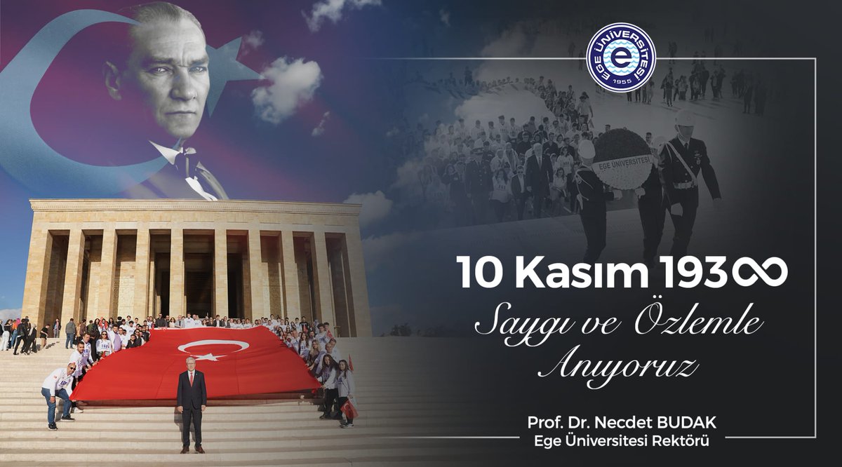 Cumhuriyetimizin kurucusu Büyük Önderimiz Gazi Mustafa Kemal Atatürk’ü, ebediyete irtihalinin 85. yıl dönümünde sonsuz saygı ve minnetle yâd ediyor, vatan ve hürriyet uğruna canlarını feda eden aziz şehitlerimizi rahmetle anıyor, gazilerimize şükranlarımızı sunuyoruz.
#10Kasım