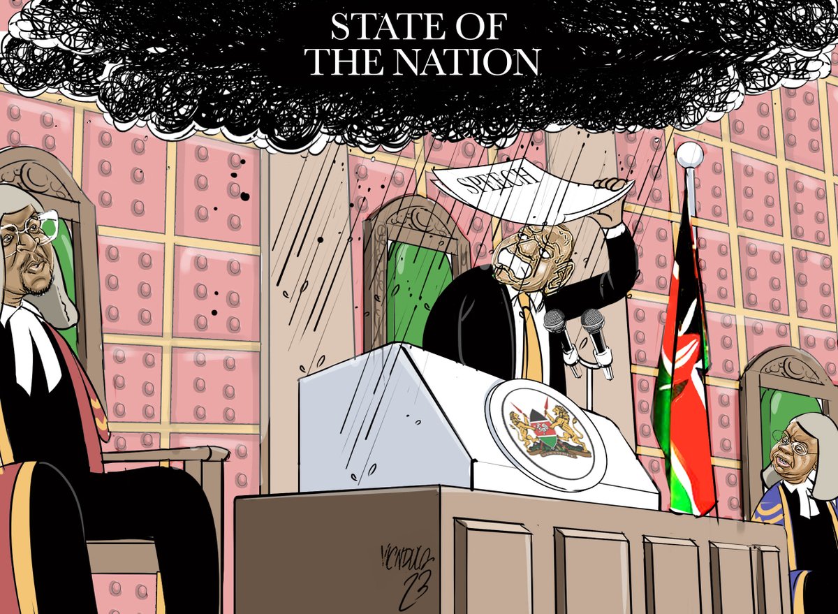 Cartoon for @NationAfrica   #StateOfTheNation #SOTN2023