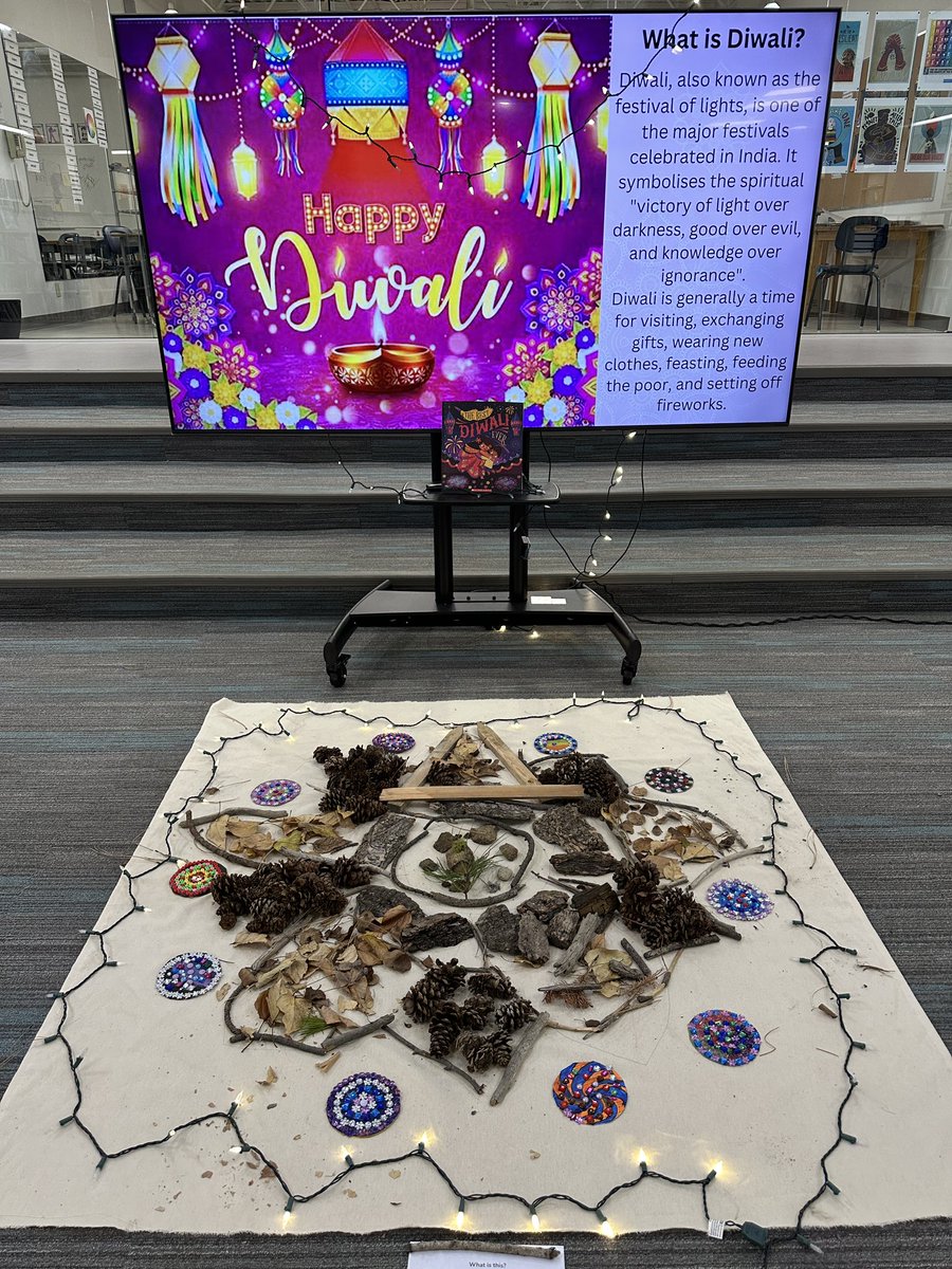 NadineAppleton8's tweet photo. How did you celebrate Diwali? What a great use of our outdoor education time! #unisusschool https://t.co/8UFJHCmwFV