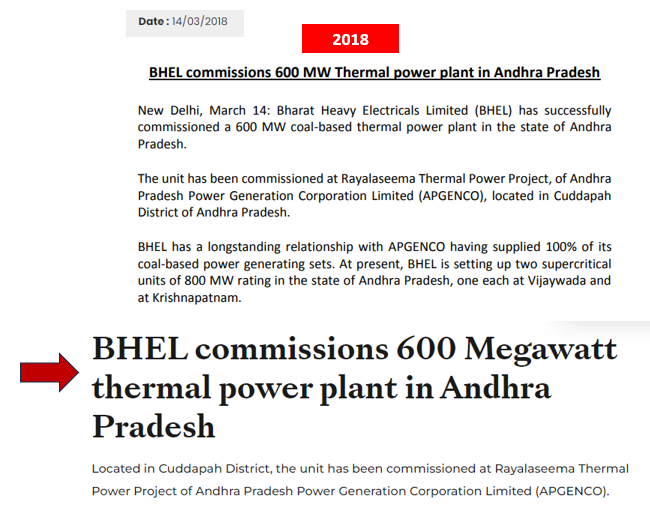 eclector1419857's tweet photo. @JaiTDP /@ncbn Government.

#Rayalaseema
#Thermal 
#Power ⚡️ 👍
#Project 
#RTPP 
#NTR
#AndhraPradesh
#Kadapa

2003
Bharat Heavy Electricals Limited @BHEL_India Contract

2018
#Capacity Expansion = 600 MW plant commissioned

https://t.co/CASF6PObbm https://t.co/UNUF6Ymg4z