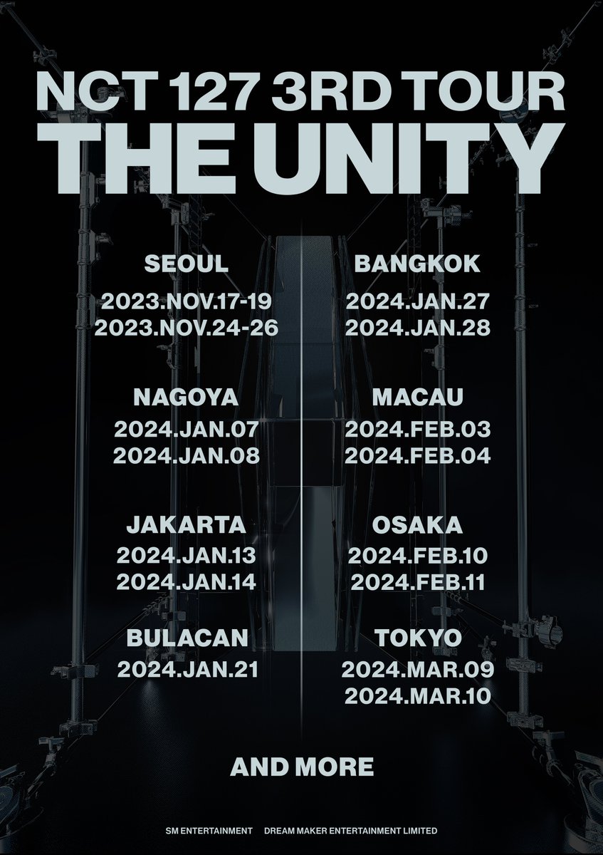 NCT 127 3RD TOUR ‘NEO CITY - THE UNITY’ 📢NCTzens, are you ready?! Stay tuned for NCT 127’s 3rd tour!💚 📍SEOUL ∙ NAGOYA ∙ JAKARTA ∙ BULACAN ∙ BANGKOK ∙ MACAU ∙ OSAKA ∙ TOKYO #NCT127 #NEOCITY #NEOCITY_THE_UNITY #NCT127_NEOCITY_THE_UNITY