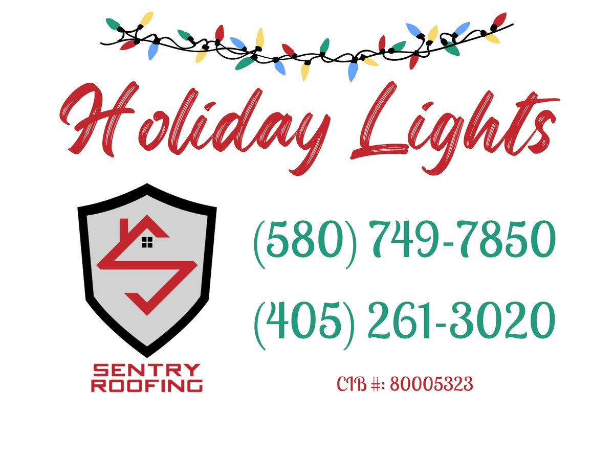 sentryroofingok's tweet photo. #ChristmasLights #Oklahoma #HolidayLights https://t.co/W0jqGLMFGM