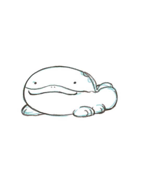これは下書きレイヤーにペン入れしちゃったドオーちゃん