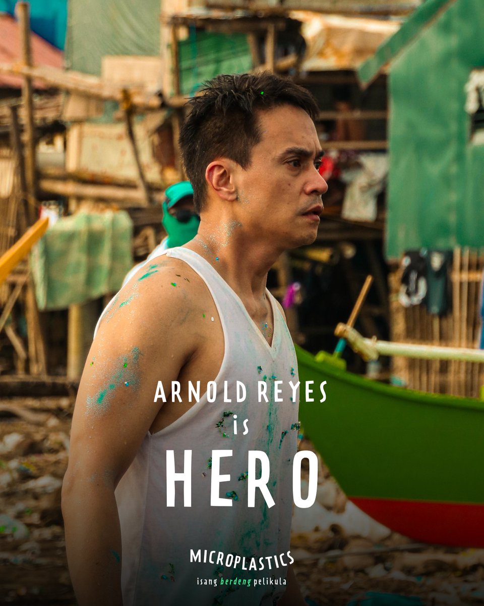 microplasticsph's tweet image. Arnold Reyes is Hero 💚

Abangan si Arnold sa isang berdeng pelikula ngayong November 17-26! Kita-kits mga ka-plastic! #MicroplasticsFilm #QCinema #QCShorts