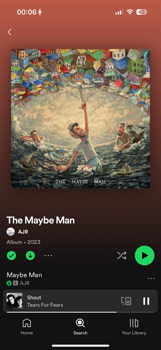 Ahhh! It’s here, it’s here, it’s here!!! 

(I’m so excited!) 

Cannot wait to listen to it!

#TheMaybeMan