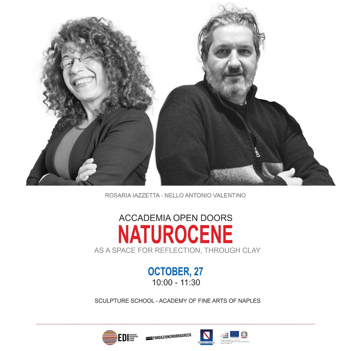 RosariaIazzetta's tweet photo. Ringraziando gli ospiti EDI Global Forum 2023, giunti da varie parti del mondo, che attraverso il workshop hanno scoperto ciò che Richard Sennett chiama "coscienza materiale". E’ necessario, attraverso la scultura, riportare la natura al centro del proprio vivere -Naturocene- https://t.co/2APfUOExEB