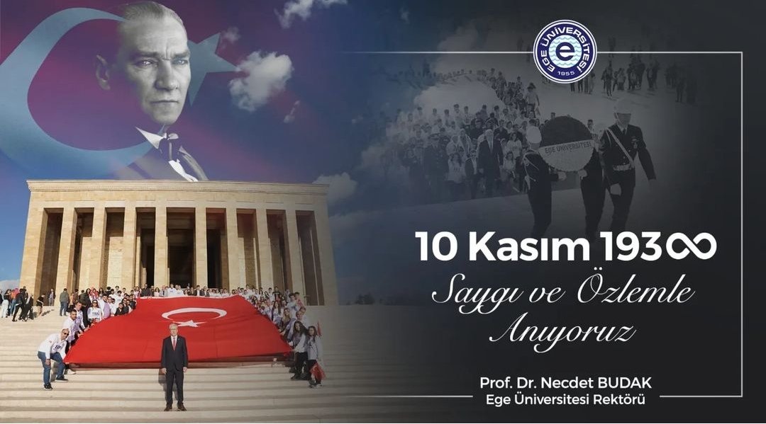 Cumhuriyetimizin kurucusu Büyük Önderimiz Gazi Mustafa Kemal Atatürk’ü, ebediyete irtihalinin 85. yıl dönümünde sonsuz saygı ve minnetle yâd ediyor, vatan ve hürriyet uğruna canlarını feda eden aziz şehitlerimizi rahmetle anıyor, gazilerimize şükranlarımızı sunuyoruz.

#10Kasim