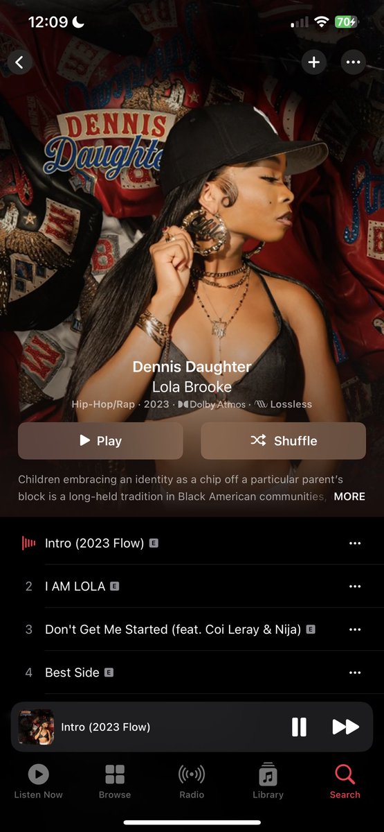 Lola Brooke Dennis Daughter Out Now❗️❗️🎸🦇 @lolabrooke718 #DennisDaughter #LolaBrooke
