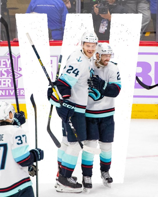 celly image featuring oleksiak & bjorsktrand with a big W photoshopped in background