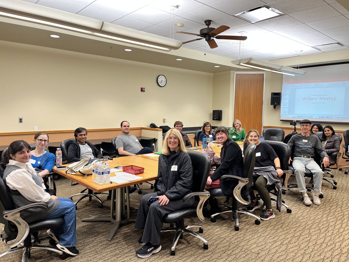 LivLibrary's tweet image. Many thanks to local #authorSarahPeters for joining our weekly #WritersMeetup on Nov. 7 to give advice on writing, publishing &amp;amp; being a #NaNoWriMo participant during #NationalNovelWritingMonth. Peters wrote &amp;amp; published 3 novels:  "As Ever", "The Ballad of Crying Stars", &amp;amp; "Vega".