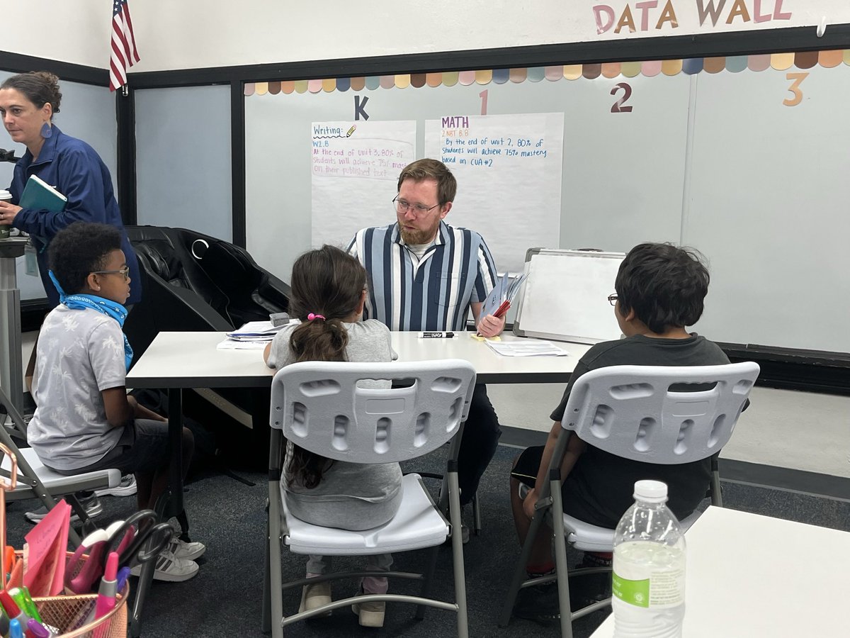 Learning and growing together with Mr. Sokol as he demonstrates a Phase 1 Guided Reading lesson for us! <a href="/Crestview_NKC/">Crestview Elementary</a> @SundayCummins