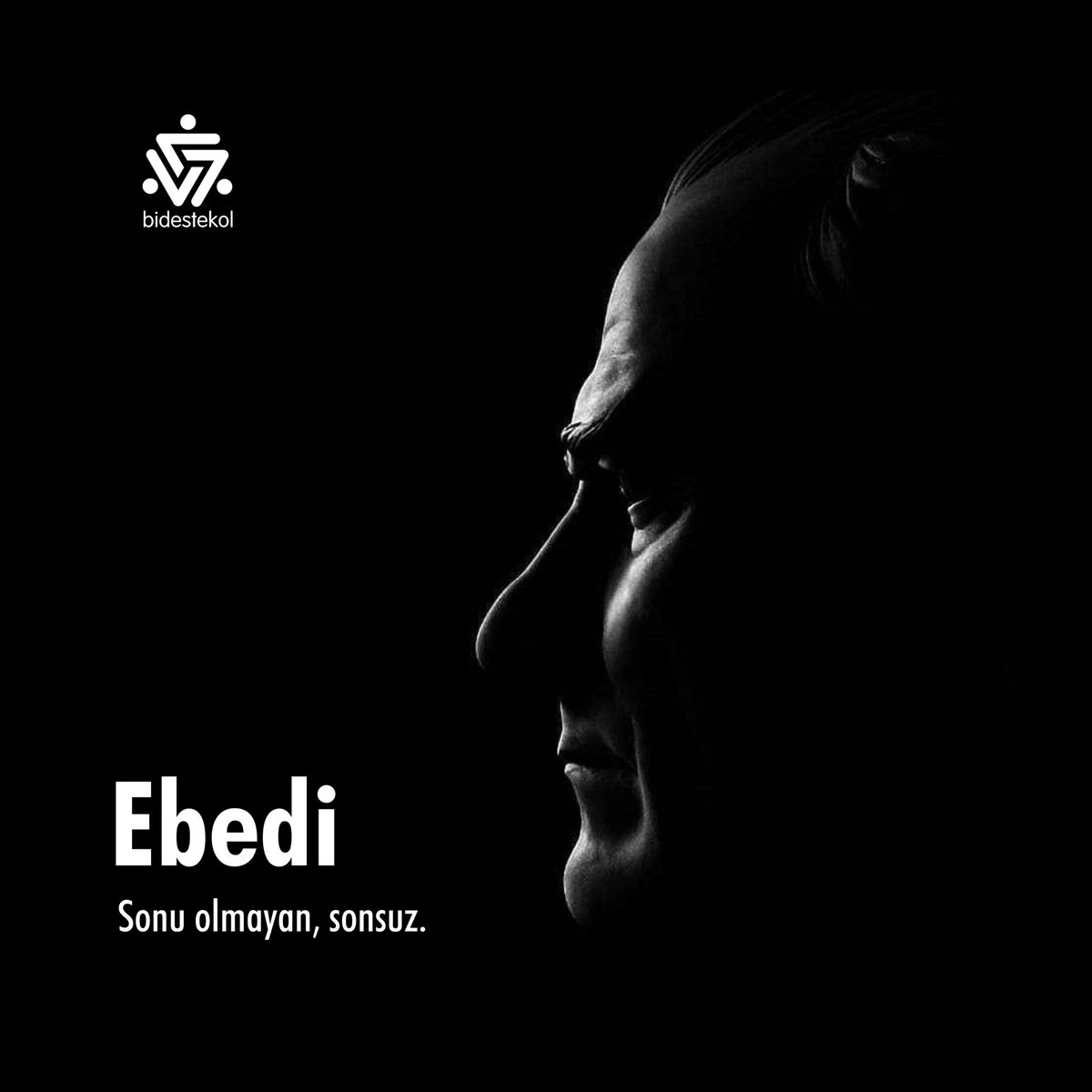 BiDestekol's tweet photo. "Benim naçiz vücudum elbet bir gün toprak olacaktır. Ancak Türkiye Cumhuriyeti ilelebet payidar kalacaktır. Benim manevi mirasım bilimdir, akıldır." https://t.co/OR2FewivOY