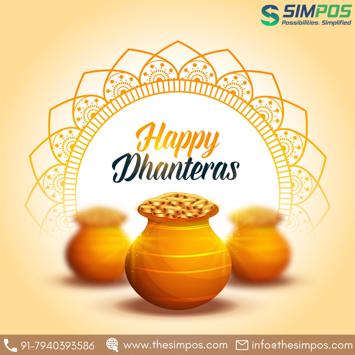 May the festive occasion of Dhanteras be full of celebrations and prosperity for you and your business, Happy Dhanteras to everyone.
Visit us -> thesimpos.com
#Dhanteras #Diwali #india #cloud #billing #CRM #management #supermarket #bar #restaurant #grocery #billingsoft