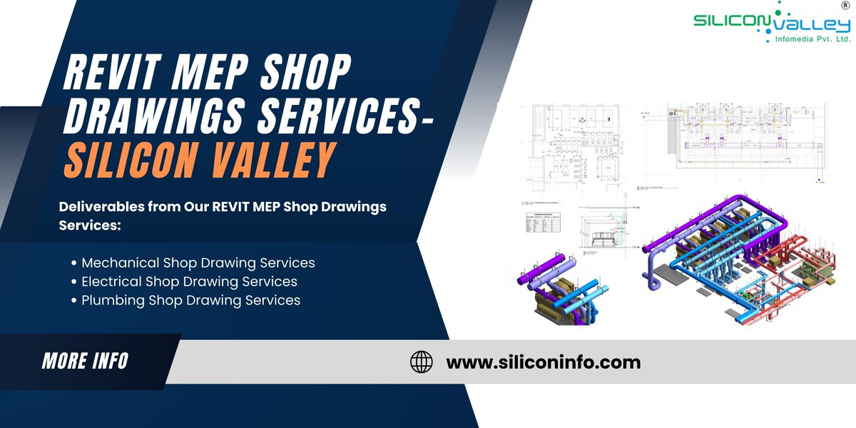 silicon_ltd's tweet photo. Silicon Valley's design revolution is powered by REVIT MEP! These drawings aren't just lines on paper; we're the heartbeat of architectural brilliance. #RevitMep #cadservices #BIM #Construction #REVITMEPShopDrawingsServices

➡️https://t.co/rW8opeu65V https://t.co/lo75AaWydn