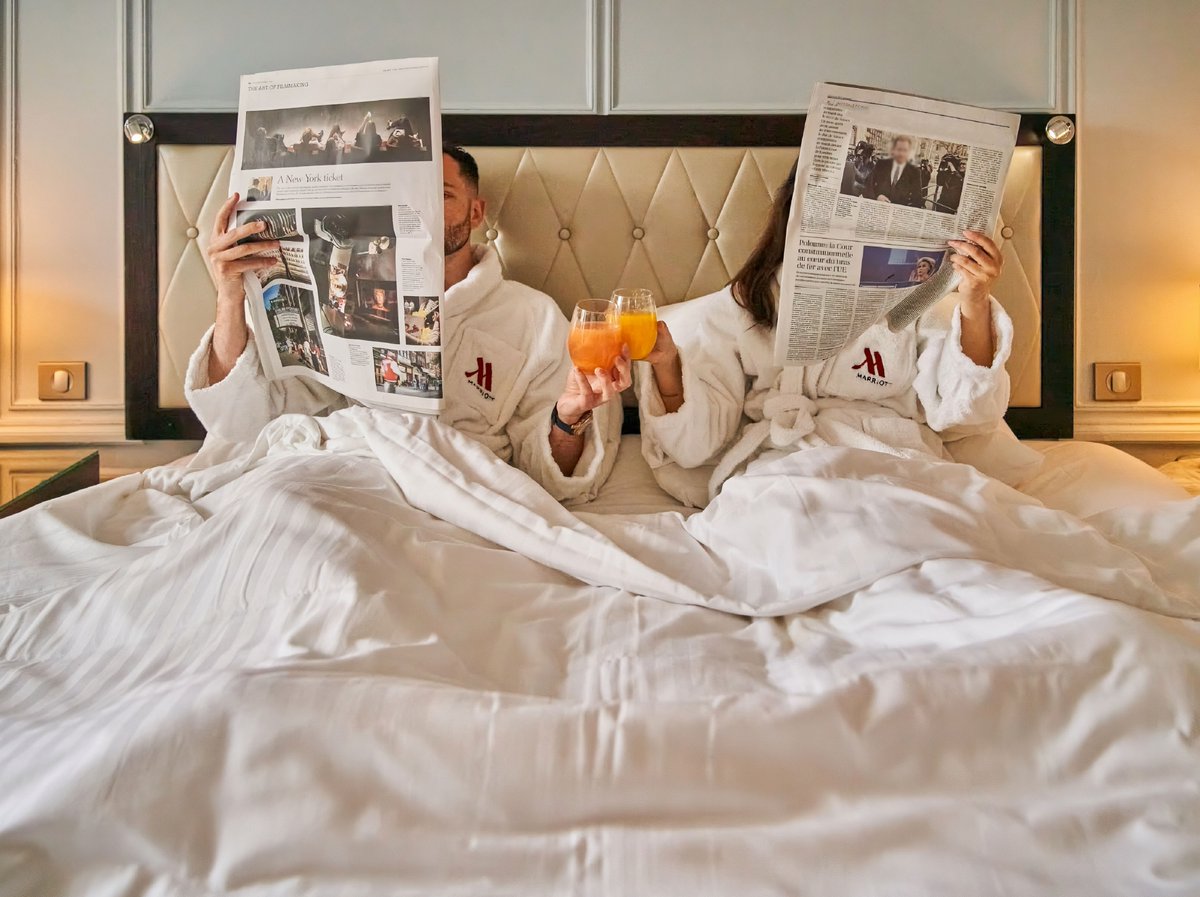 We make Friday mornings much easier. 🥂 📍 : Marriott Paris Opera Ambassador Hotel