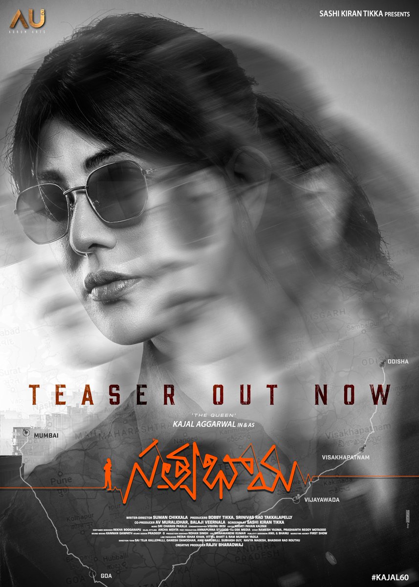 Aurum Arts Official (@aurumartsoffl) on Twitter photo కదనరంగాన కాలుమోపింది...సత్యభామ❤️🔥
#SatyabhamaTeaser out now💥
- youtu.be/Bx7TJD5XUBw
Queen @MSKajalAggarwal is now the 'Queen of Masses' with #Satyabhama 🔥
<a href="/sumanchikkala/">sumanchikkala</a> @sashitikka @SriCharanpakala <a href="/bobytikka/">Chandra Mohan</a> @kalyankodati <a href="/KumarTV5Cinema/">Kumar Sriramaneni</a> <a href="/RekhaBoggarapu/">Rekha Boggarapu</a> <a href="/rajivwords/">Rajiv Bharadwaj</a> కదనరంగాన కాలుమోపింది...సత్యభామ❤️🔥
#SatyabhamaTeaser out now💥
- youtu.be/Bx7TJD5XUBw
Queen @MSKajalAggarwal is now the 'Queen of Masses' with #Satyabhama 🔥
<a href="/sumanchikkala/">sumanchikkala</a> @sashitikka @SriCharanpakala <a href="/bobytikka/">Chandra Mohan</a> @kalyankodati <a href="/KumarTV5Cinema/">Kumar Sriramaneni</a> <a href="/RekhaBoggarapu/">Rekha Boggarapu</a> <a href="/rajivwords/">Rajiv Bharadwaj</a>