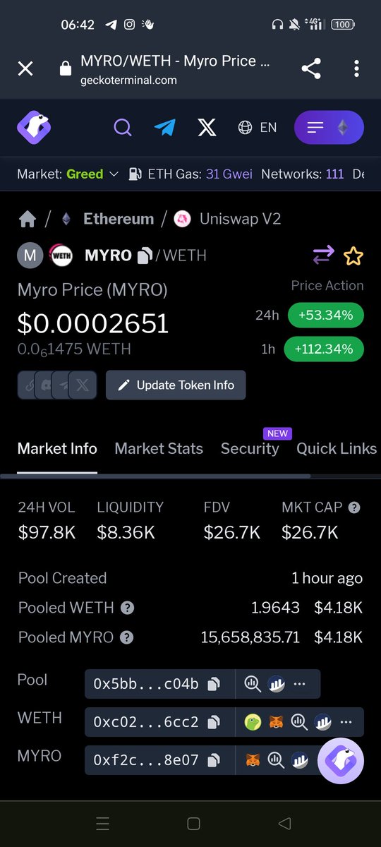 $MYRO
0xf2ca63cdde915e55b7422172c603d6f6eff98e07
