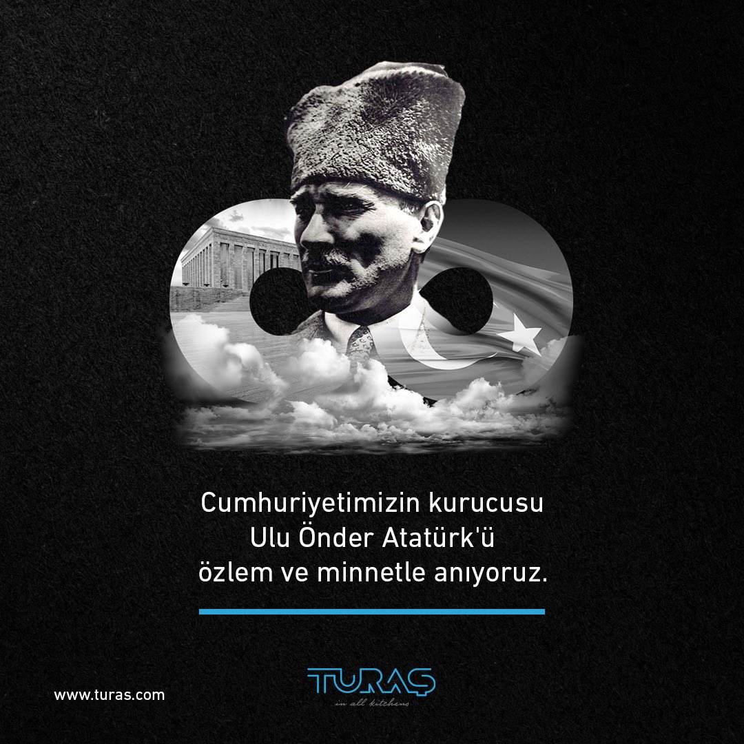 turasgas's tweet photo. Turaş olarak, Cumhuriyetimizin kurucusu Ulu Önder Atatürk'ü özlem ve minnetle anıyoruz.

#10Kasım #10KasımAtatürküAnmaG��nü https://t.co/FC5aMssSxL