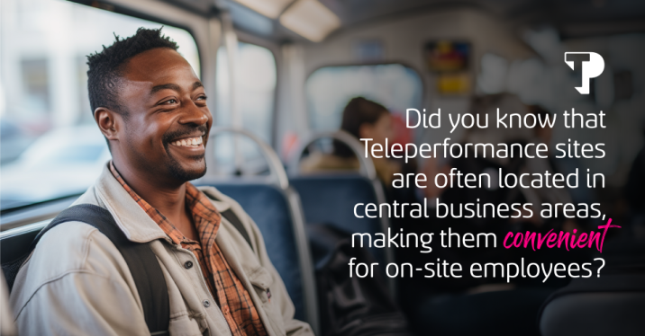 wearetpgroup's tweet photo. Happy World Public Transport Day!

Did you know that Teleperformance offers convenience to clients and employees with our central locations and proven remote work solutions?

Here’s why you should choose Teleperformance: https://t.co/38cgIixqfN https://t.co/nb8051kLk2
