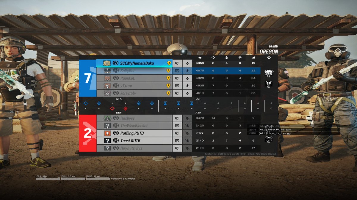 #SaintsR6 (4-3) take down Rutgers B (3-4) in the Final Round of the <a href="/CollegiateR6/">CollegiateR6</a> Regular Season!

#GriffDiff🦅