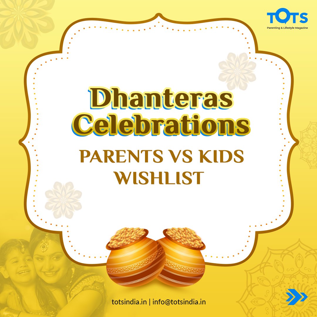 Check out the Parents vs Kids Wishlist. 

Click here: shorturl.at/bkwG5

What's on your child's Dhanteras wishlist this year? 

#HappyDhanteras2023  TOTS extends heartfelt wishes to both parents and kids for a joyous and prosperous Dhanteras celebration!