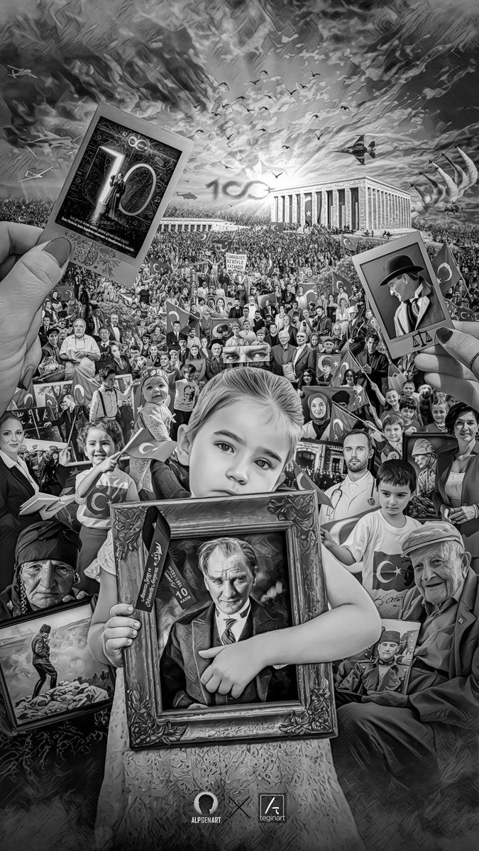 Ey büyük Atatürk,
Açtığın yolda, gösterdiğin hedefe 
Durmadan yürüyeceğime and içerim.
Ne mutlu Türküm diyene! 🇹🇷

#10Kasım #10Kasim1938