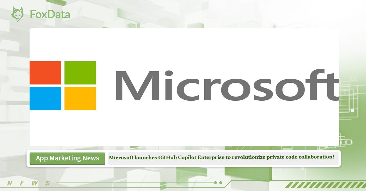 foxadvert_com's tweet image. 🚀 Exciting news! Microsoft launches GitHub Copilot Enterprise to revolutionize private code collaboration! 💻
🔒 Unlock the power of collaborative coding with this new enterprise solution.
More News: bit.ly/3S38B6G
#GitHubCopilotEnterprise #TechNews