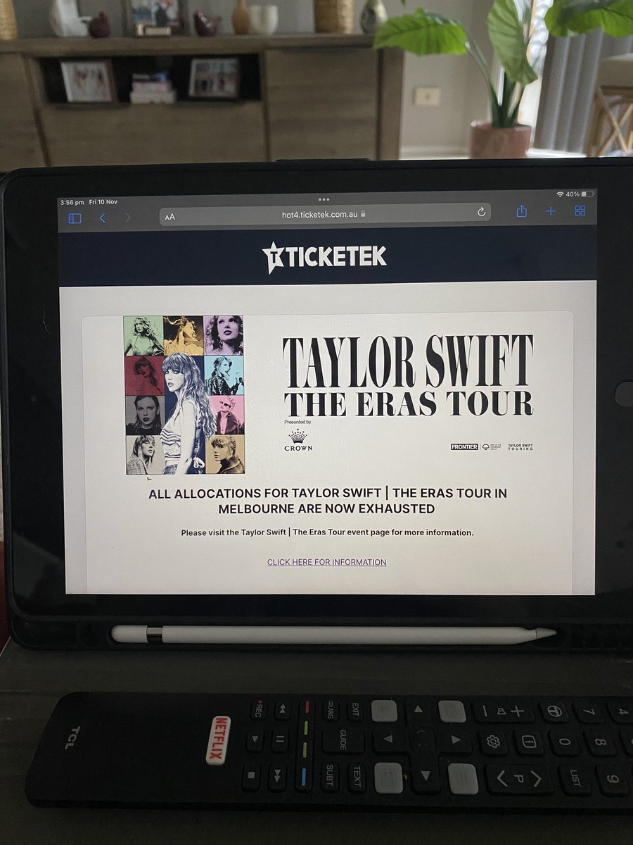 itshadae's tweet photo. @frontiertouring @Ticketek_AU OH WTF??? Do better ticketek https://t.co/MzbxjGfRvO