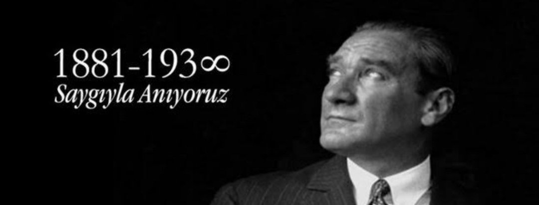 Atamızı saygıyla ve minnetle anıyoruz..🇹🇷