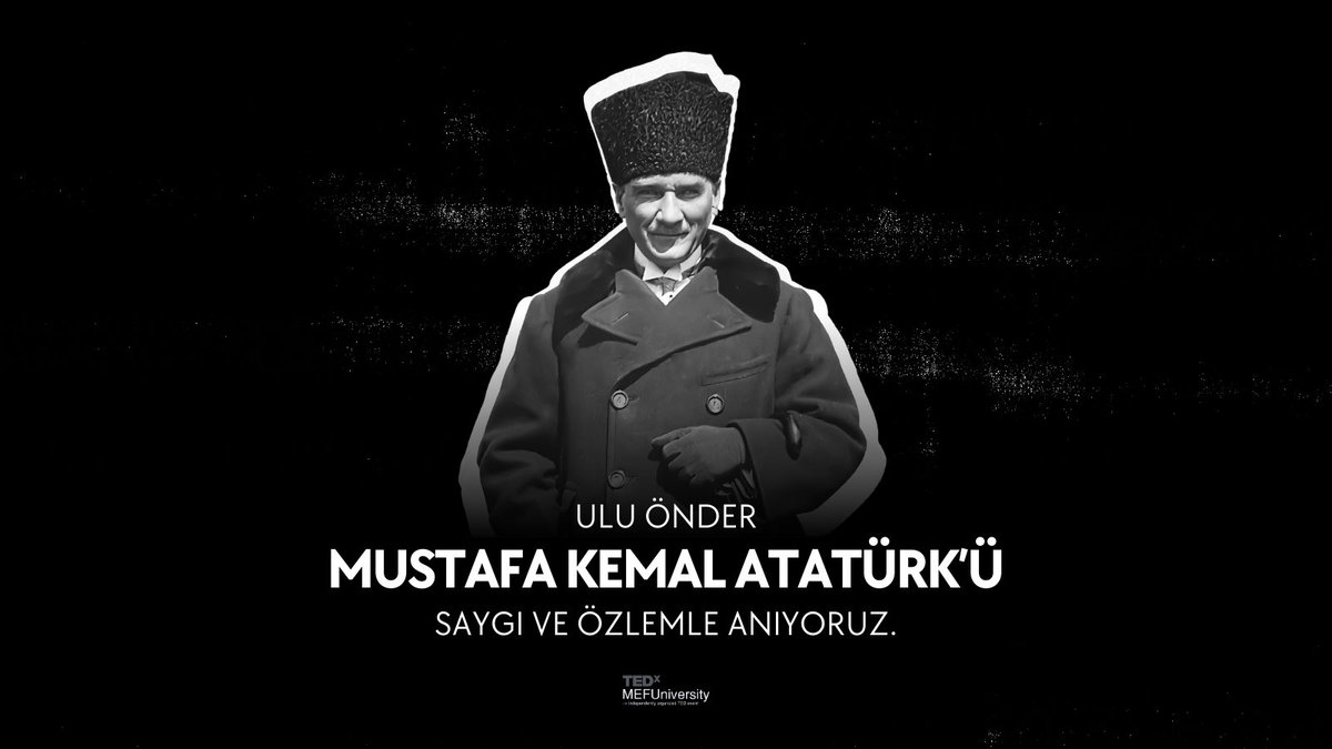 Türk milletinin büyük kahramanı Gazi Mustafa Kemal Atatürk’ü vefatının 85. yıl dönümünde saygı ve özlemle anıyoruz.