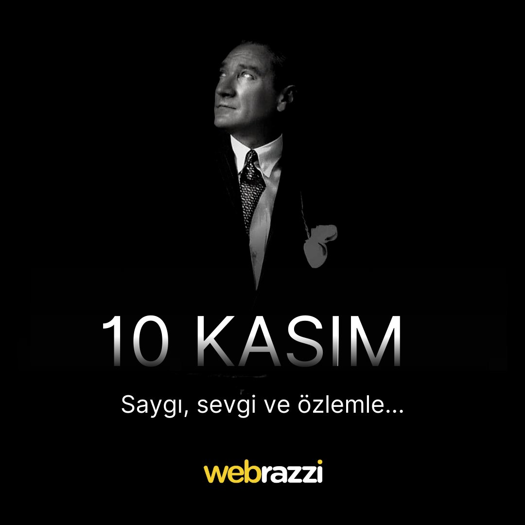 Ulu Önder Mustafa Kemal Atatürk’ü aramızdan ayrılışının 85. yıl dönümünde saygı, sevgi ve özlemle anıyoruz. #OnKasım