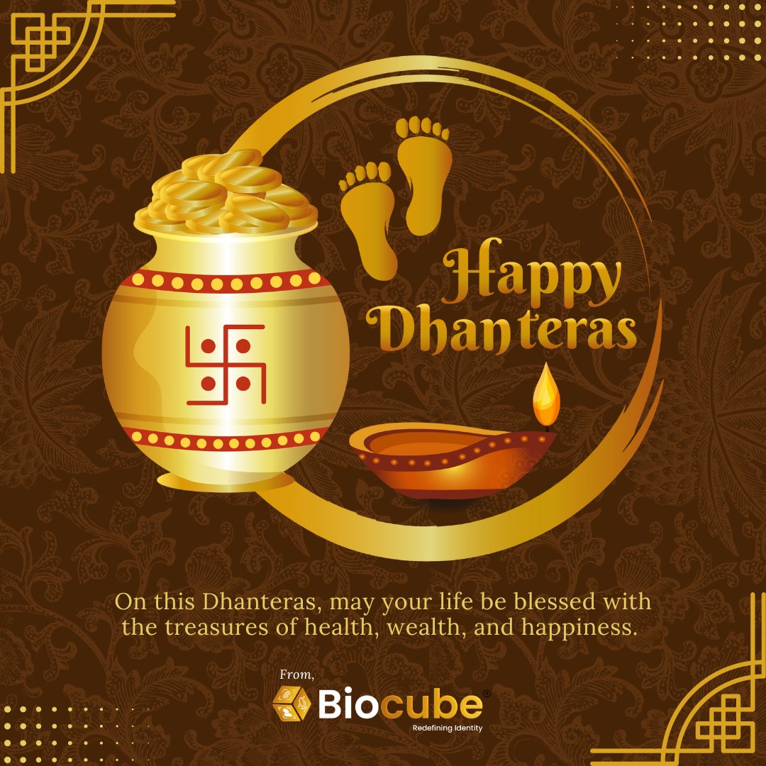 BioQube_AI's tweet image. 💐Happy Dhanteras!🙏
May Goddess Lakshmi bless you with good fortune and abundant riches.

Team,
@Biocube_AI

#HappyDhanteras2023 #goddesslakshmi #HappyDhanteras #Dhanteras #dhanteras2023 #Dhanatrayodashi #धनत्रयोदशी #धनतेरस