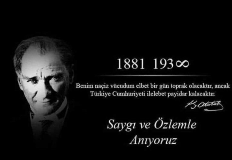 BektasGnes's tweet photo. Cumhuriyetimizin kurucusu Ulu Önderimiz Mustafa Kemal Atatürk'ü saygı, sevgi ve özlemle anıyoruz. https://t.co/eC2V8xnoEu