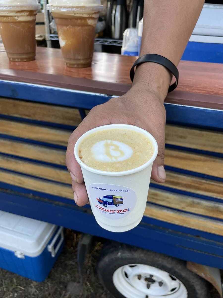 Brayan Flores (@soybryanf) on Twitter photo The #Bitcoin coffe with <a href="/CheritoCafe/">Cherito Specialty BitCafé Roasters 🇸🇻😎☕💊🍊</a> in Bitcoin Beach Festival!
Come and check out! <a href="/romanmartinezc/">Roman Martínez🇸🇻⚡️ (chimbera)</a> <a href="/AdoptingBTC/">Adopting Bitcoin</a> The #Bitcoin coffe with <a href="/CheritoCafe/">Cherito Specialty BitCafé Roasters 🇸🇻😎☕💊🍊</a> in Bitcoin Beach Festival!
Come and check out! <a href="/romanmartinezc/">Roman Martínez🇸🇻⚡️ (chimbera)</a> <a href="/AdoptingBTC/">Adopting Bitcoin</a>