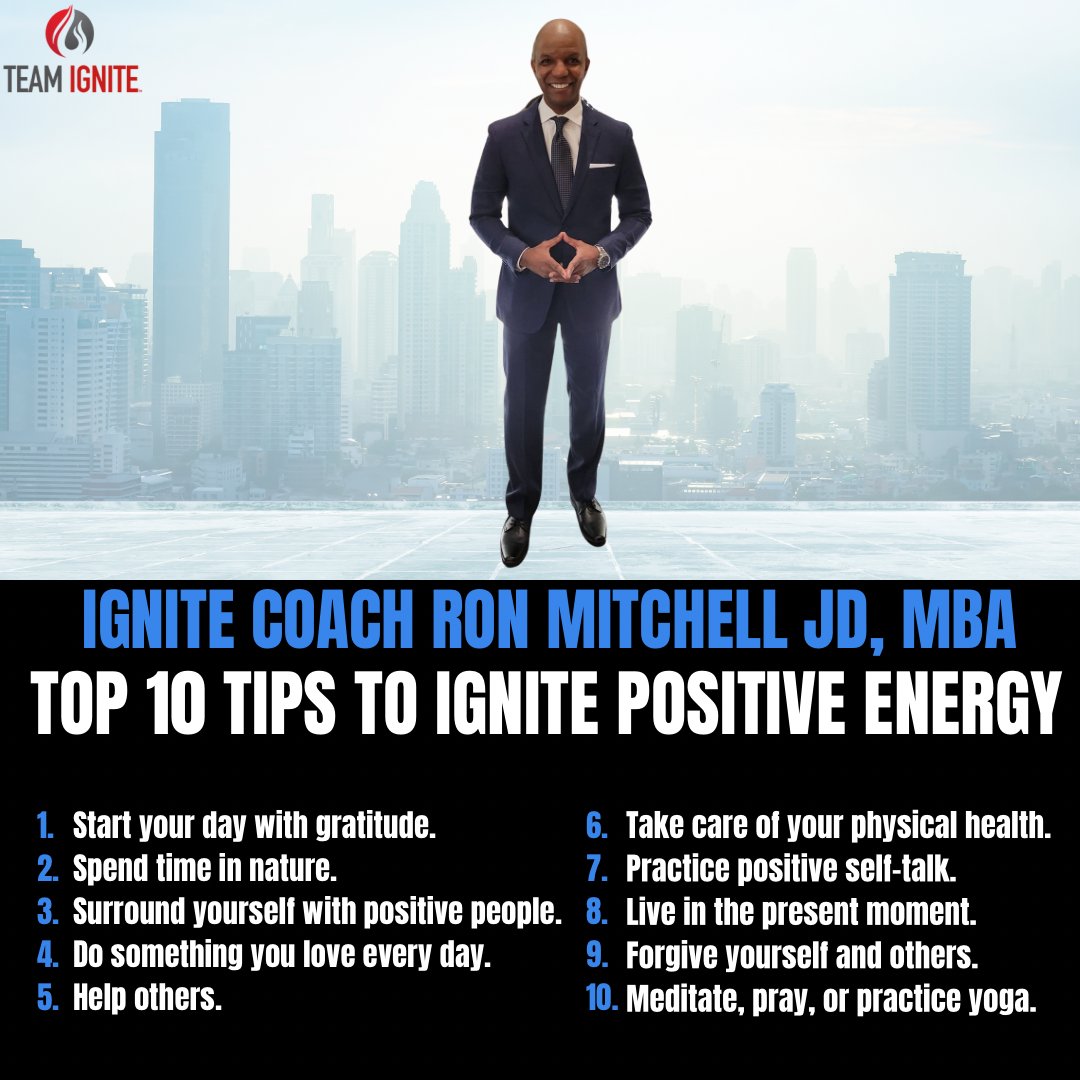 IgniteHerCon's tweet image. Unlocking the keys to a wealth of positive energy! These 10 tips are the foundation for a richer, more fulfilling life. Elevate your well-being and inspire others on their journey!
#TeamIgnite #IgniteCoachRon  #Transformation#Energy #Analytics #Management