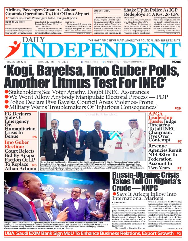 alpha1065fm's tweet photo. Newspaper 📰 #Headlines Friday 10th November 2023
#TGIF  #sports

(3) https://t.co/qv7EIPJyis