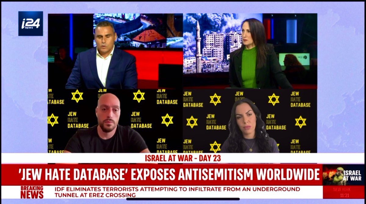 itsthenoa's tweet photo. Check out our LIVE interview with @i24NEWS @jewhatedb  
▶️ https://t.co/fiFzlEHNcq #JewHatred #JEWHATERS #jewhate #liveinterview https://t.co/ion9c1a4PS