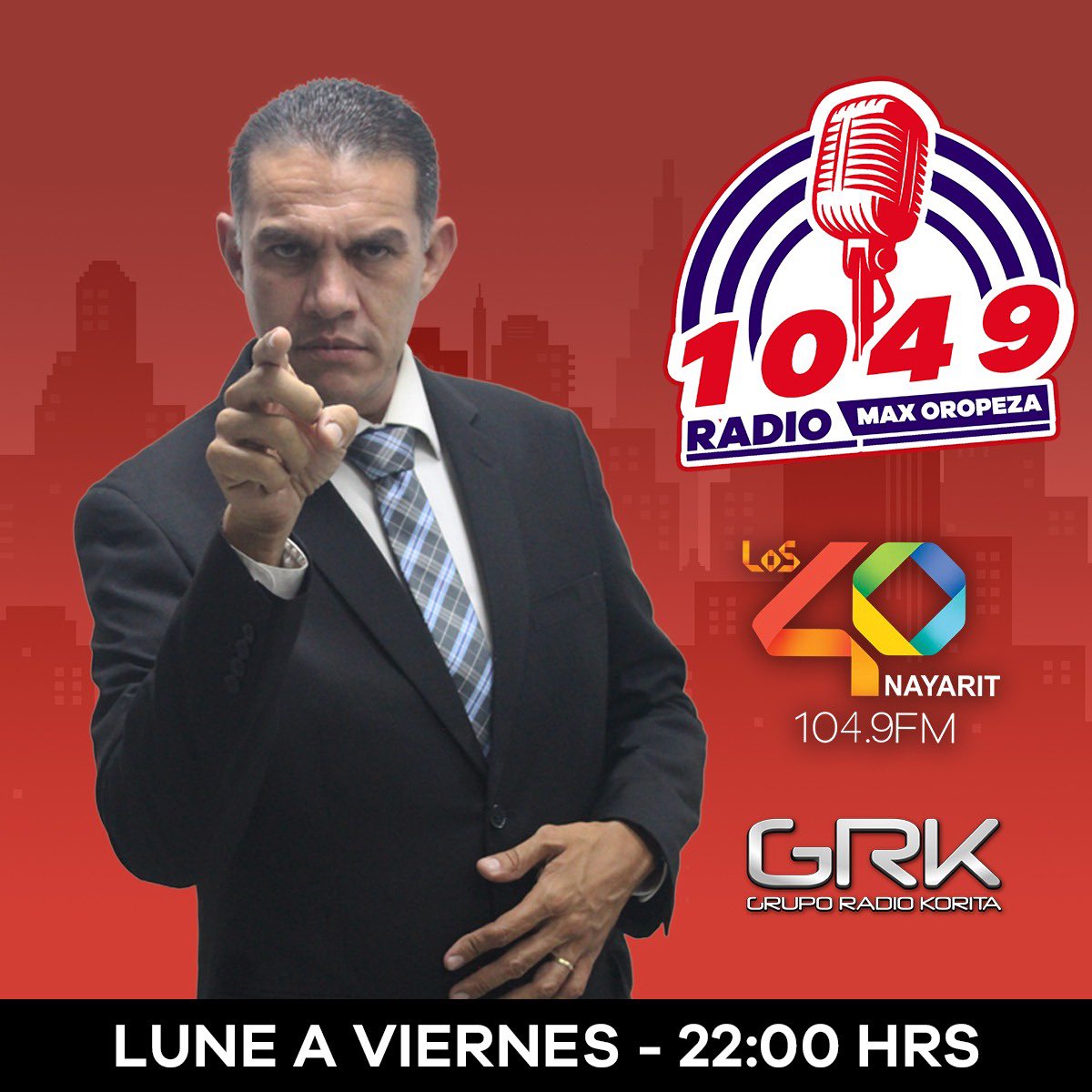 1049Radio's tweet photo. Esto se acabó y cerramos con el deseo de que descance, asi como disfrute de la programación musical de #Los40 y la grata compañia de Lü Gama en #Los40NonStopMusic
Mañana nos oimos #ALas22 en #HarrysOverTime https://t.co/euVqjOmUgi