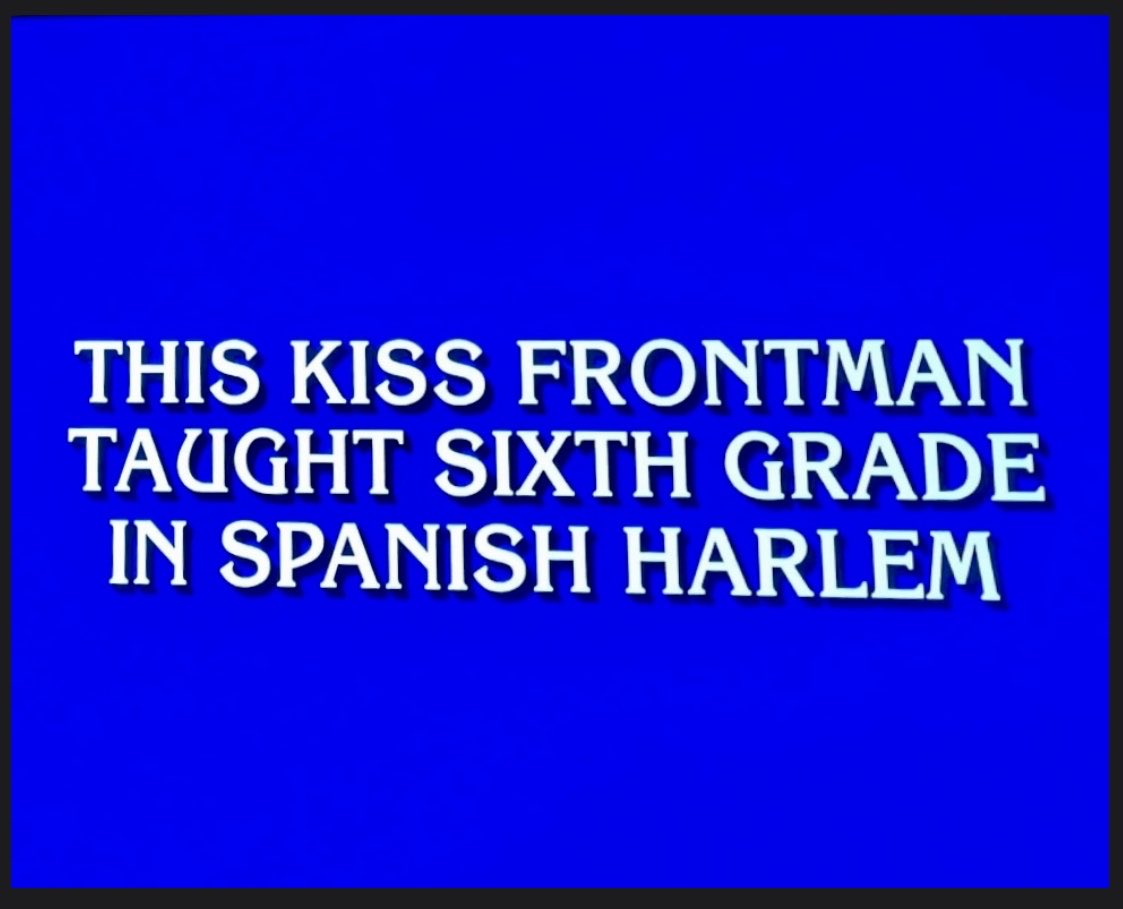 genesimmons's tweet photo. On JEOPARDY. Do you know the answer? https://t.co/gw7AnP0at5