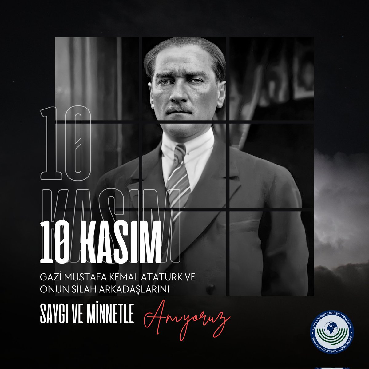 ircomibu's tweet photo. “Benim naçiz vücudum elbet bir gün toprak olacaktır. Fakat Türkiye Cumhuriyeti ilelebet payidar kalacaktır.”
Cumhuriyetimizin kurucusu Gazi Mustafa Kemal Atatürk’ü ebediyete irtihalinin 85. yılında saygı ve özlem ile anıyoruz. https://t.co/fBwWrF5oqG